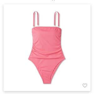 Shade & Shore Ribbed One Piece L